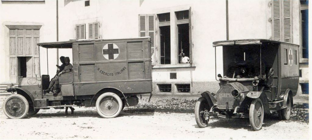 Ambulancias sufragadas por la Orden Constantiniana durante la I Guerra Mundial