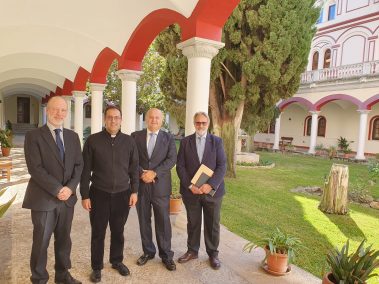 Presidente de la Comisión para el Reino de España; Rector del Seminario; Delegado para Extremadura y Secretario de la Delegación.