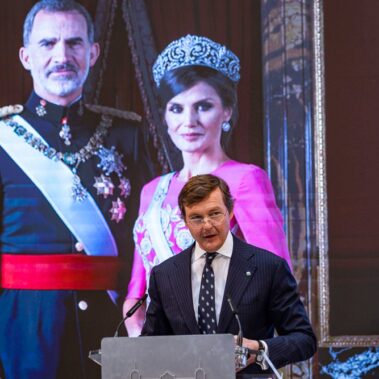 Intervención de S.A.R. El Duque de Calabria el Presidente del Real Consejo de las Órdenes Militares