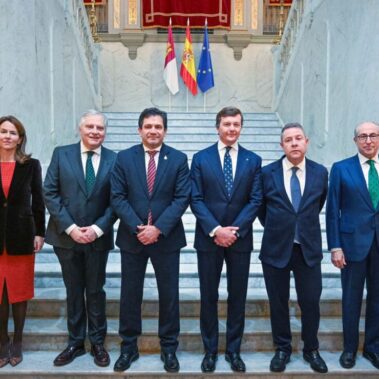 La Decana de la Diputación de la Grandeza, el Alcalde de Ciudad Real, el Presidente de la Diputación de Ciudad Real, S.A.R. El Duque de Calabria el Presidente del Real Consejo de las Órdenes Militares, el Presidente de Castilla-La Mancha y el Presidente de Globalcaja