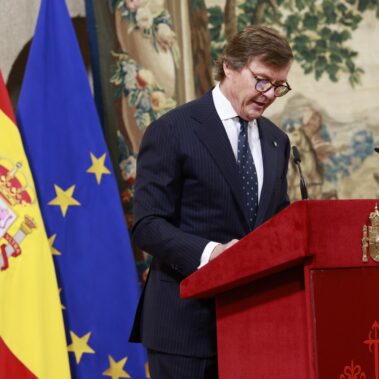 Intervención del decano-presidente del Real Consejo de las Órdenes Militares y presidente del Jurado, S.A.R. D.Pedro de Borbón-Dos Sicilias