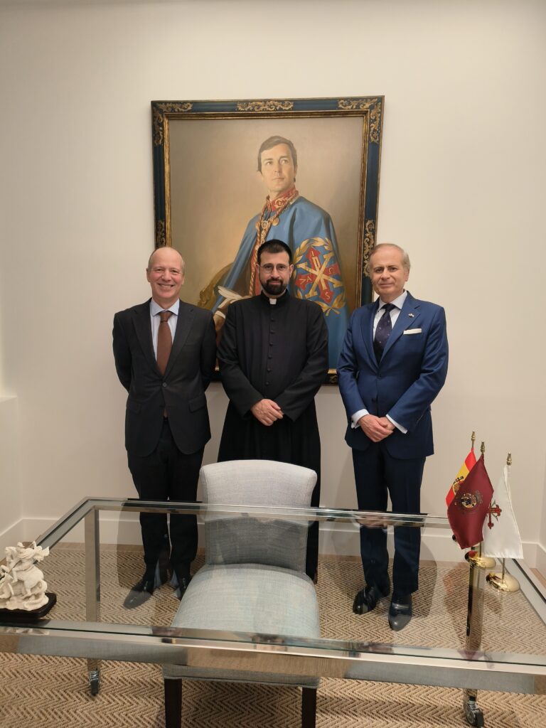 La Orden Constantiniana recibe al Canciller del Patriarcado Latino de Jerusalén